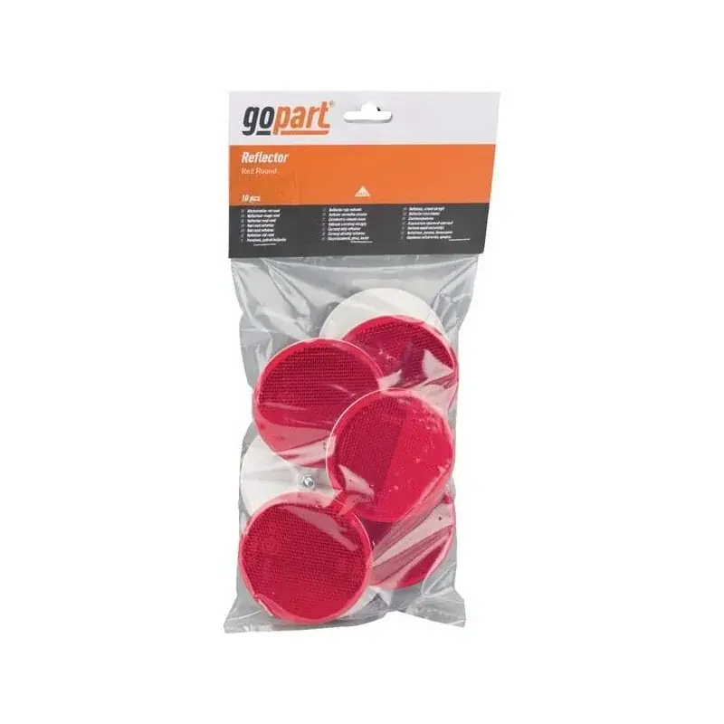 Catadioptre rond rouge diamètre 75mm tige filetée GOPART LA75021 Remise