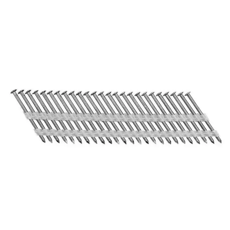1000 Pointes en Bandes 34° – 70 mm x 2.8 34° Tête Bombée Inox A4 Annelée Liaison Plastique NORFIX NFX11414 A4 Offre Limitée