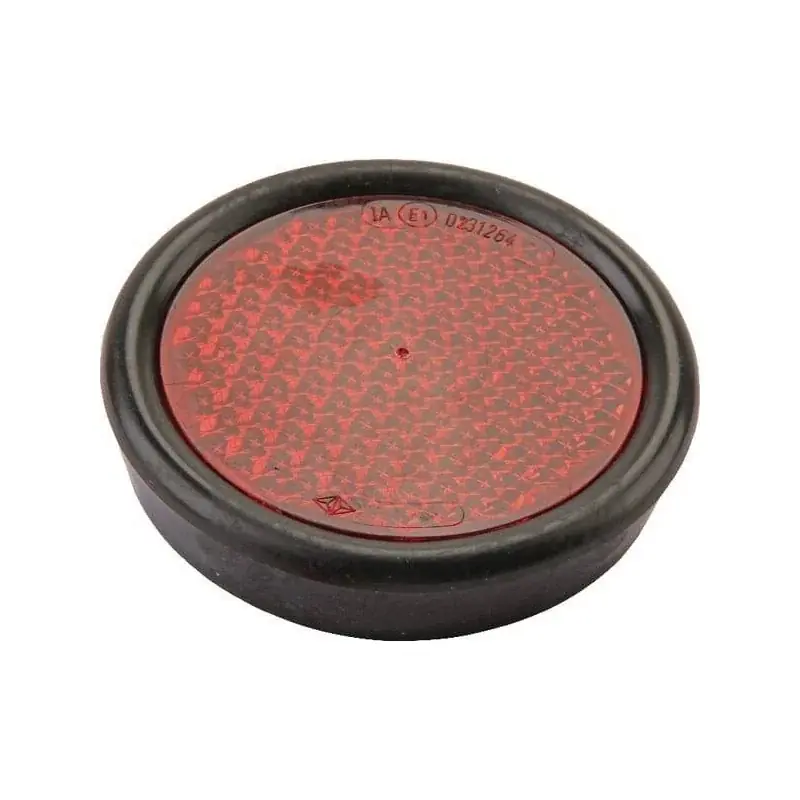 Catadioptre rond rouge diamètre 75/92mm à visser GEKA 8054 Pas Cher