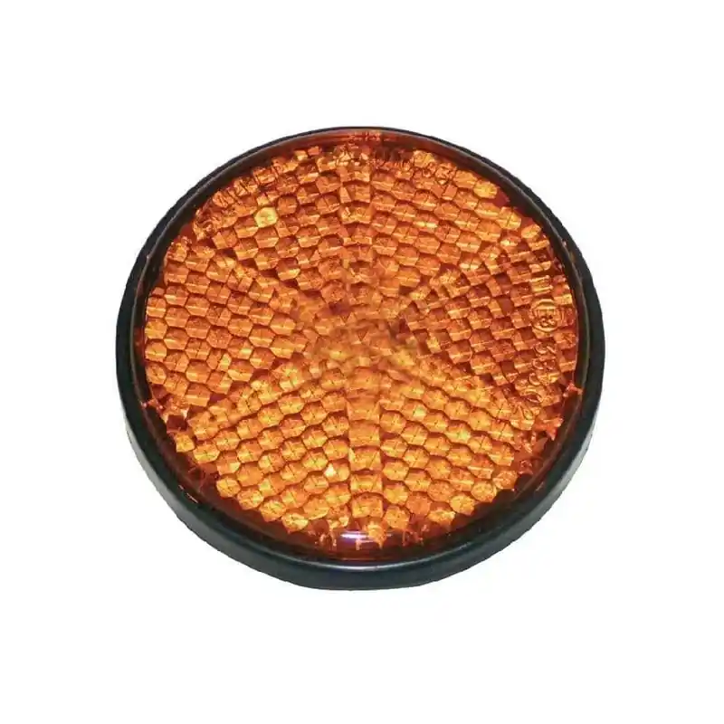 Catadioptre rond orange diamètre 60mm adhesif UNIVERSEL 488880 Nouveauté