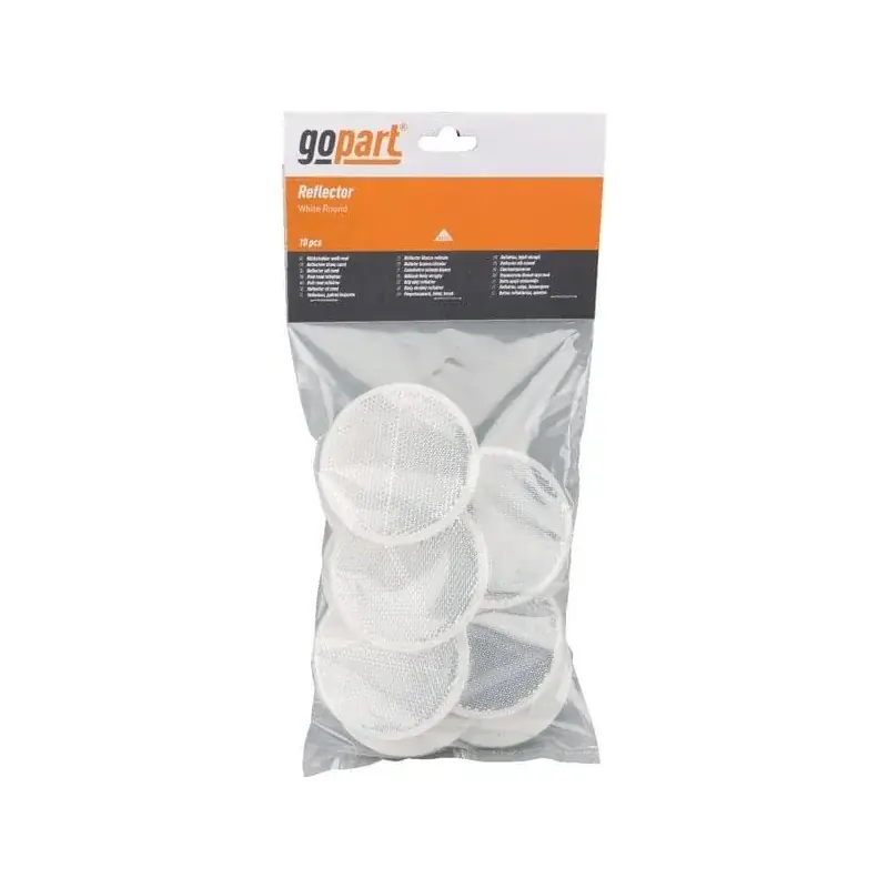 Catadioptre rond blanc diamètre 75mm tige filetée GOPART LA75019 Jusqu&rsquo;à Épuisement Des Stocks