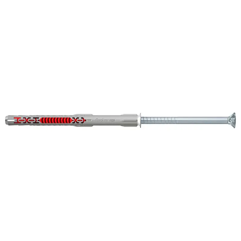 Top Vente Cheville rallongée DuoXpand 10×120 avec vis à tête fraisée en acier électrozingué FISCHER 562157 Boîte de 50