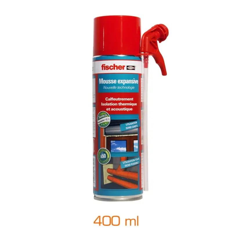 Nouvelle Collection Mousse expansive Polyuréthane FISCHER 523975 400 ml