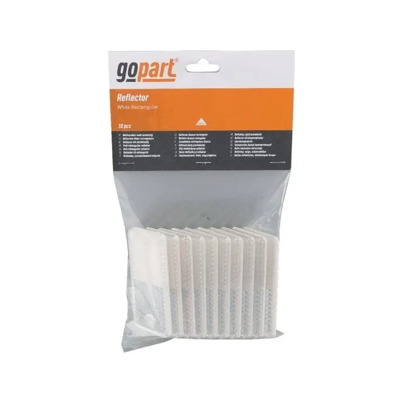 Bon Marché Catadioptre rectangle blanc 70x44mm GOPART LA75001