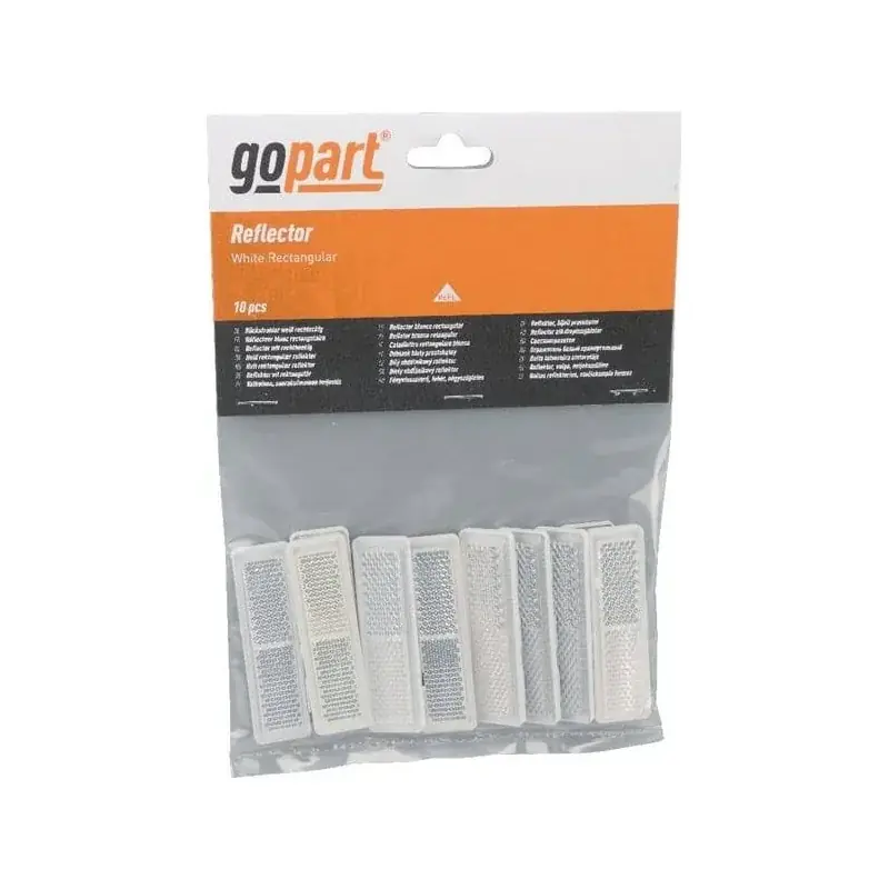 Achat Immédiat Catadioptre rectangle blanc 69x20mm GOPART LA75007