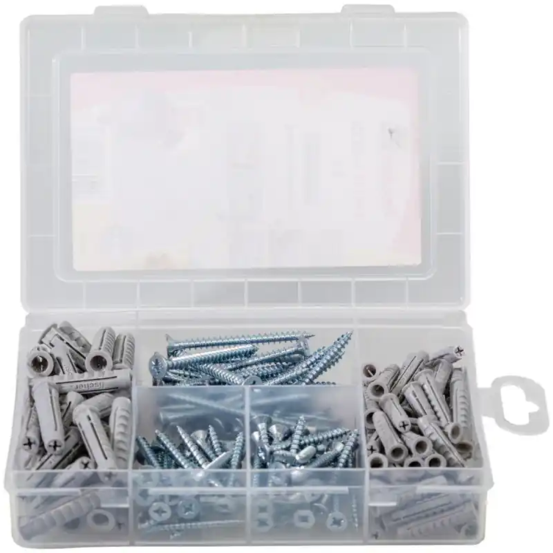Commander Vite Boîte de 160 chevilles à expansion SX et vis FISCHER 567897 nylon SX – Ø 6-8 mm