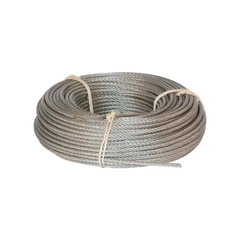 Câble en acier galvanisé 5mm longueur 30m UNIVERSEL WR05030 Pas Cher