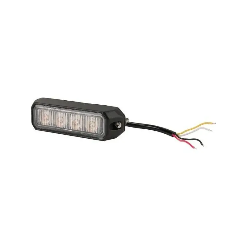 Soldes Avertisseur flash LED orange 4x3W 12/24V UNIVERSEL LA20013