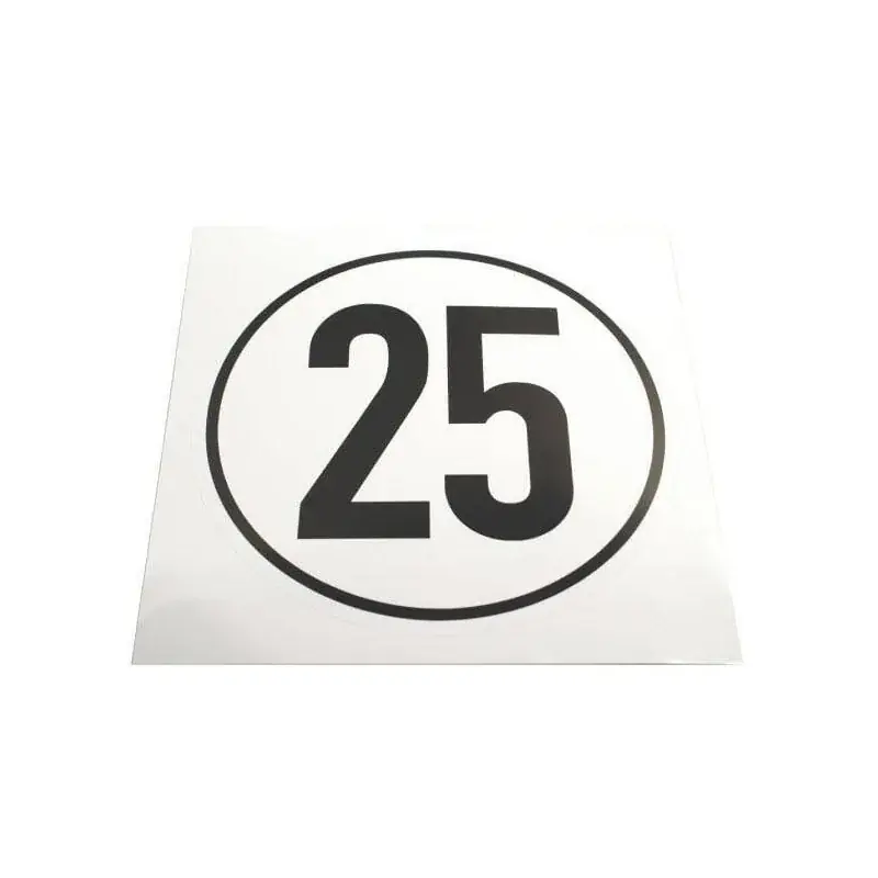 Autocollant UNIVERSEL BF25 Vente Flash