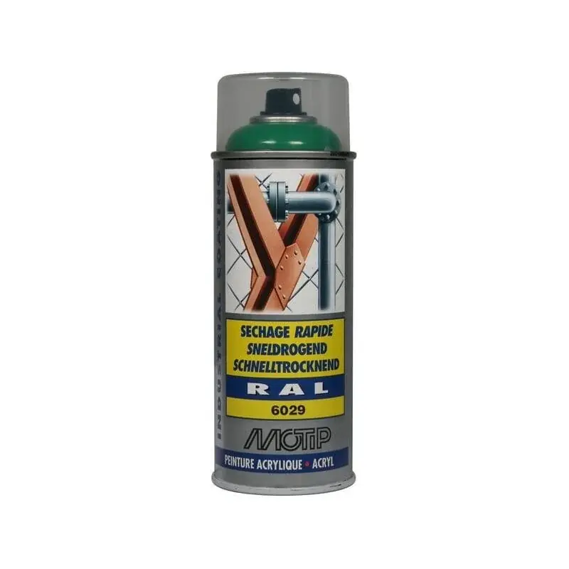 Nouveauté Peinture spray vert MOTIP 07145