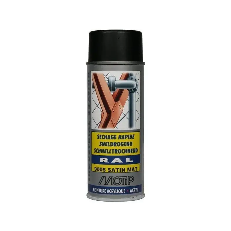 Peinture spray noir MOTIP 07164 Offre Du Jour