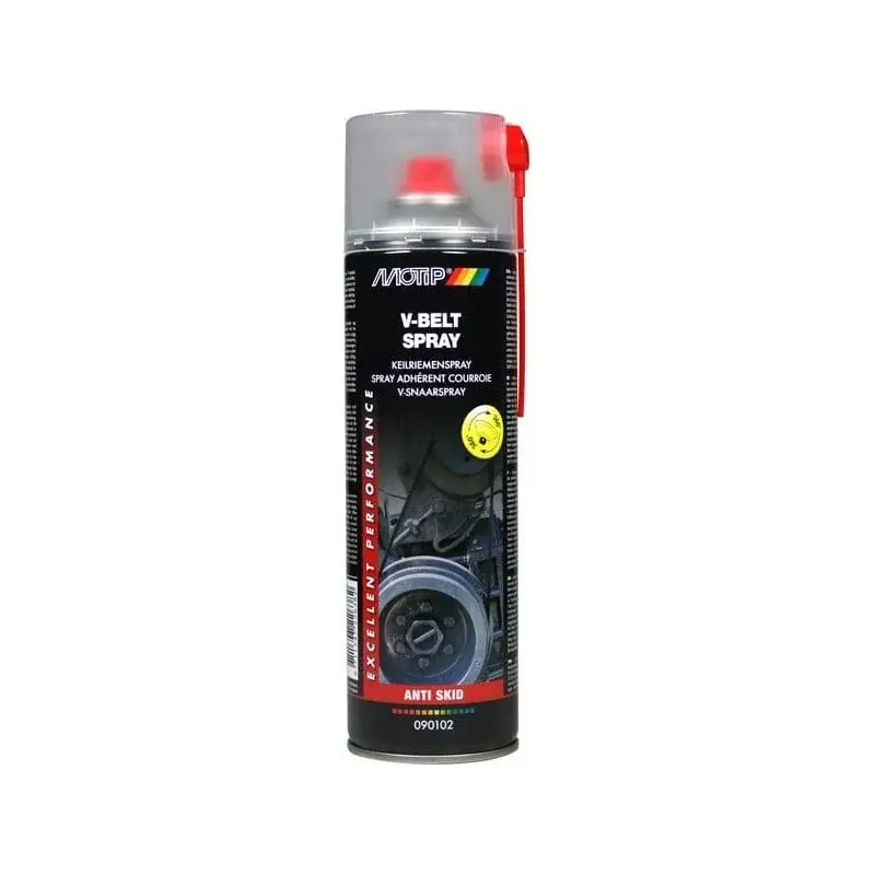 Spray à effet antidérapant pour courroies 500mL MOTIP 090102MOT Promotion Saisonnière